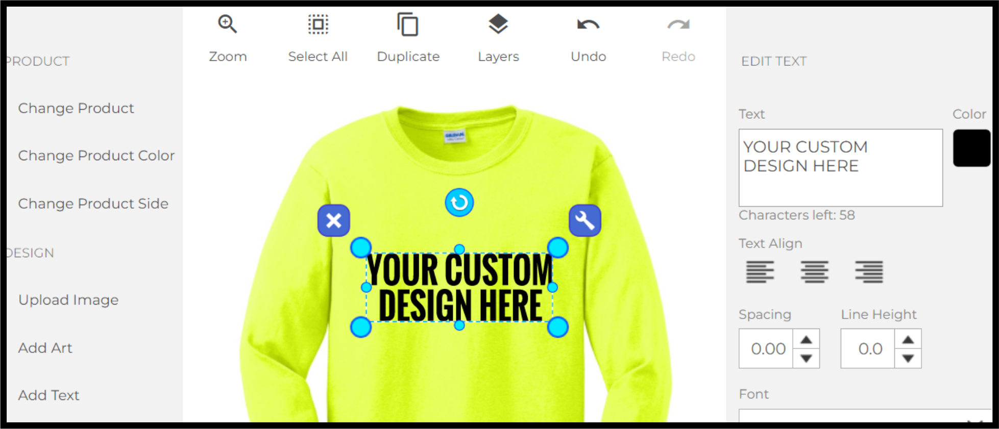 design your own custom screen printed t-shirts-sweatshirts